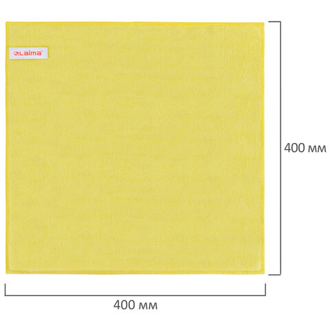 Салфетка из плотной микрофибры 40×40 см «MULTI PACK PRO COLOUR 40»КОМПЛЕКТ 4 шт. LAIMA607793