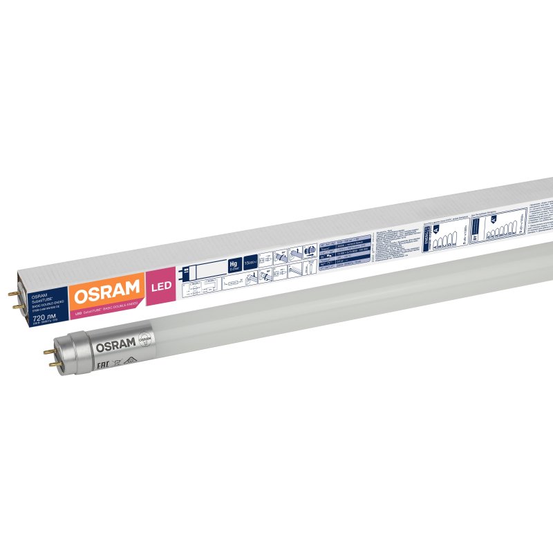 Лампа светодиодная Osram 9 Вт G13 трубчатая 3000 К теплый белый свет