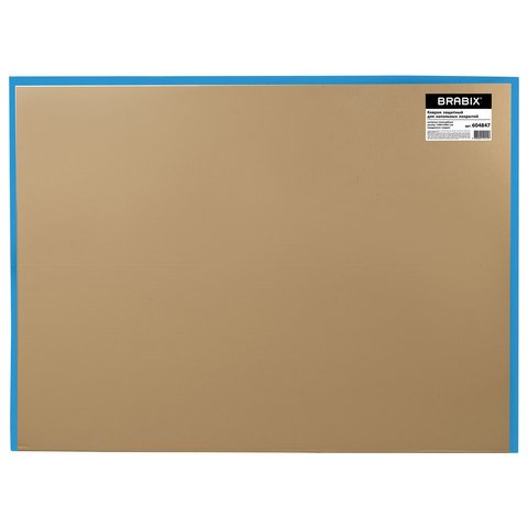 Коврик защитный для напольных покрытий BRABIX, поликарбонат, 120×150 см, глянец, толщина 1 мм