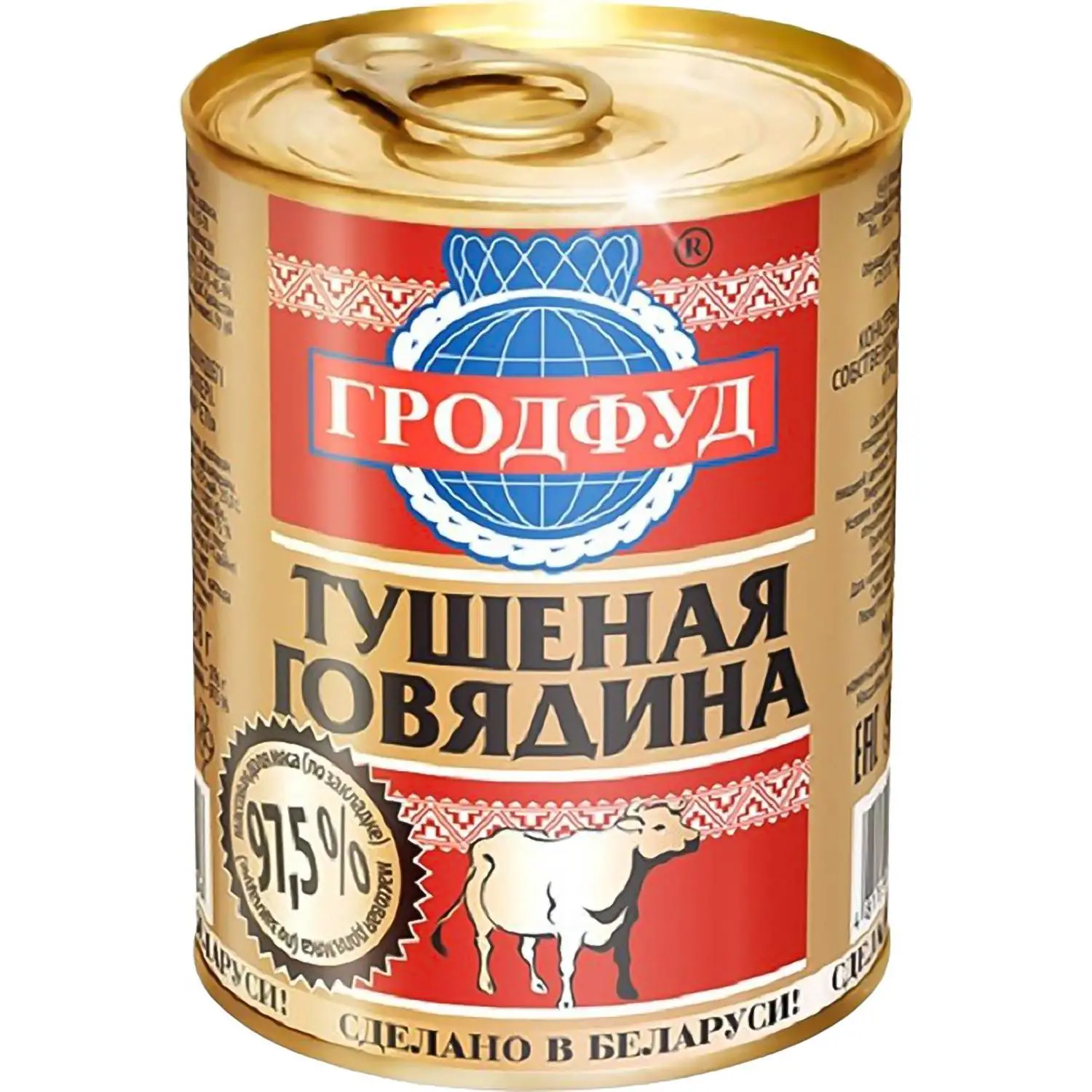 превью Тушенка Гродфуд из говядины 338 г