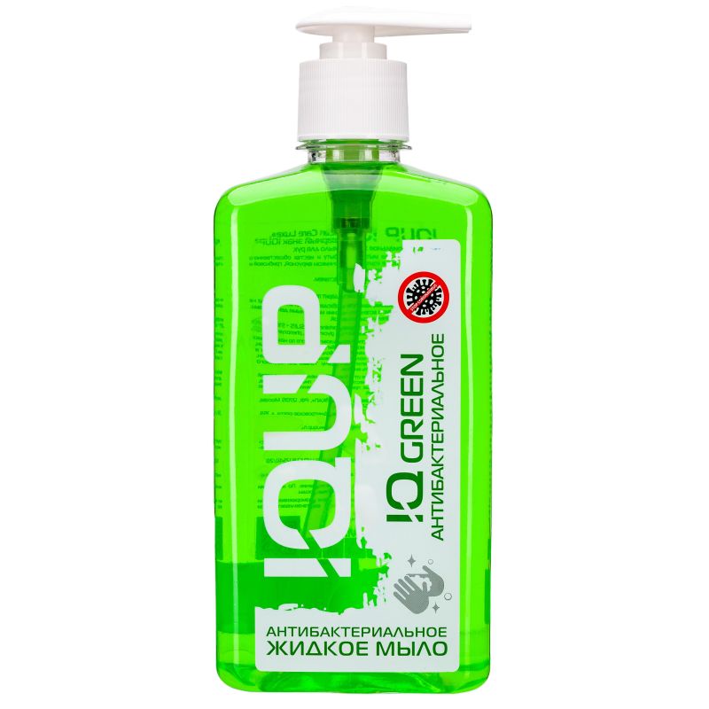 Мыло жидкое IQUP Clean Care Luxe антибактериальное помпа-дозатор ПЭТ 0.5л