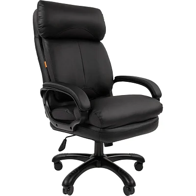 Кресло VT_Chairman 505 экопремиум черный (черный пластик)