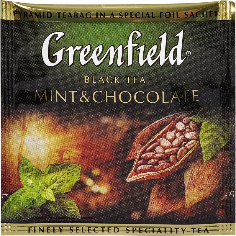 Чай Greenfield Mint and chocolate черный 20 пакетиков арт. 227377 ...