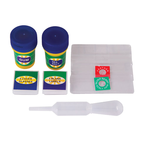 Микроскоп детский LEVENHUK LabZZ M1, 100-300 кратный, монокулярный, 3 объектива