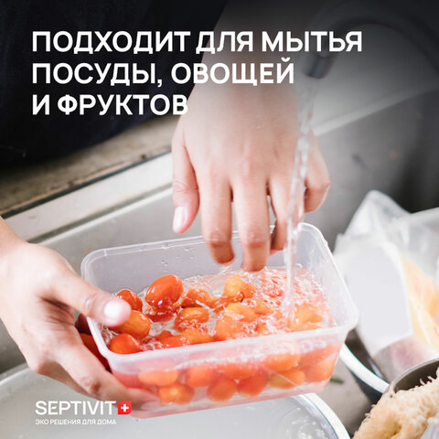 Средство для мытья посуды гипоаллергенное 5 лSEPTIVIT «Ледяной лайм»биоразлагаемый, 