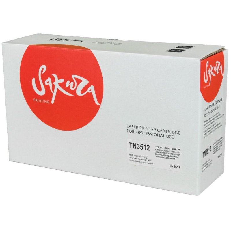 Картридж лазерный SAKURA TN-3512 чер. для Brother HL-L6250DN/HL-L6300DW