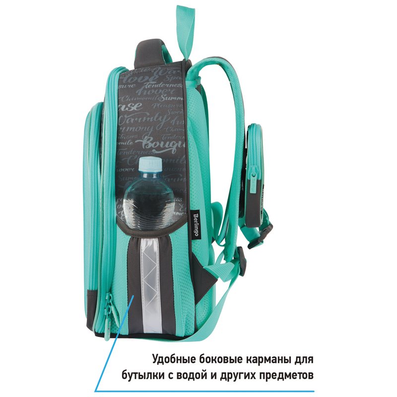 Ранец Berlingo Expert Plus «Chamomile» 38×29×15см, 2 отделения, 2 кармана, анатомическая спинка