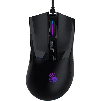 Мышь компьютерная A4Tech Bloody(W90 MAX ( STONE BLACK))чер.10000dpi USB 7b