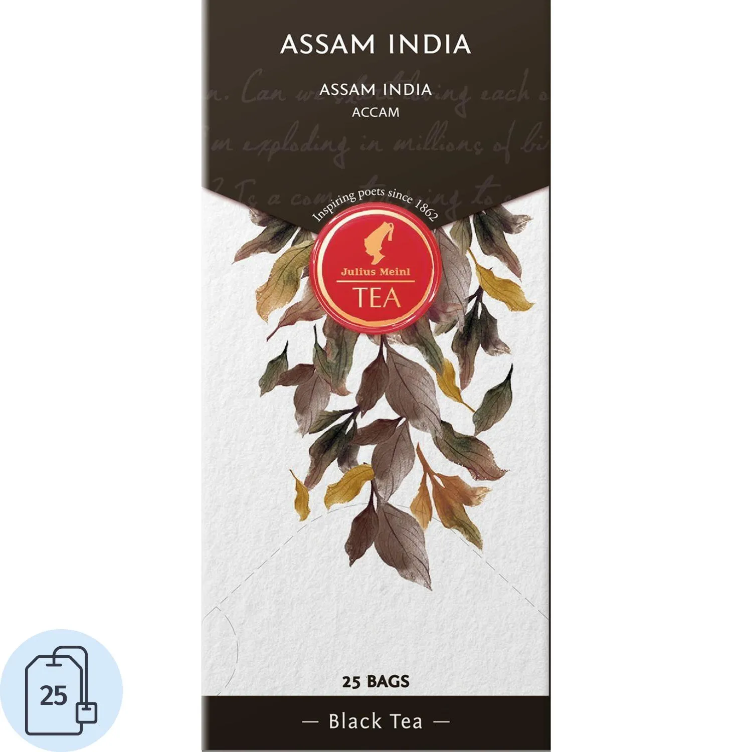 Чай чёрный Julius Meinl Assam India 25 пакетиков