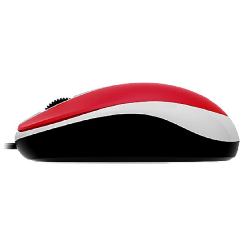 Мышь компьютерная Genius DX-120, USB, оптическая, 1000 DPI 1.5m, красный