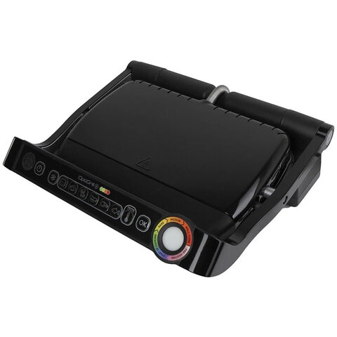 Электрогриль TEFAL GC714834, 2000 Вт, съемные панели, регулировка температуры, черный