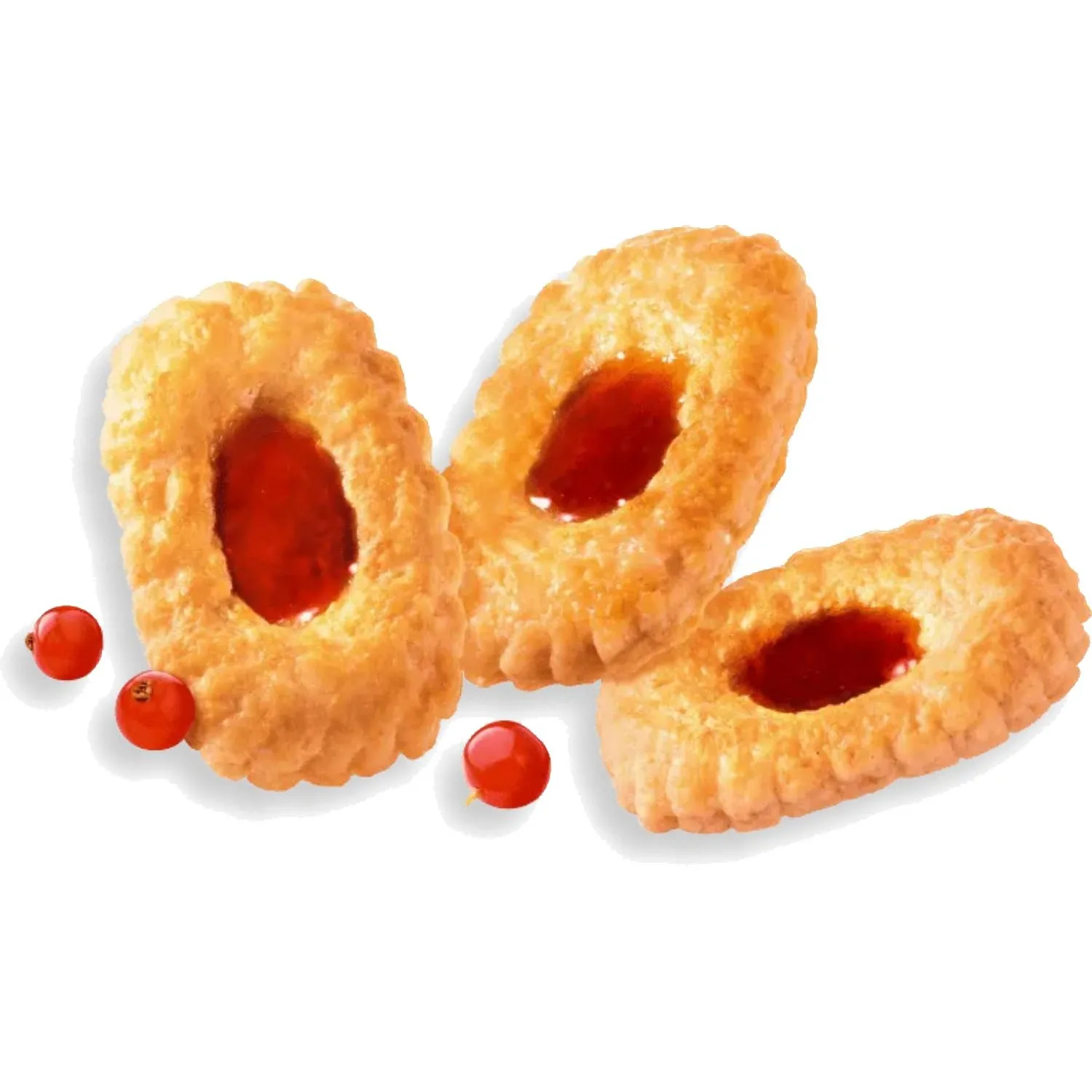 Печенье Banlsen Делоба cлоеное с желе красной смородины и вишни, 100г