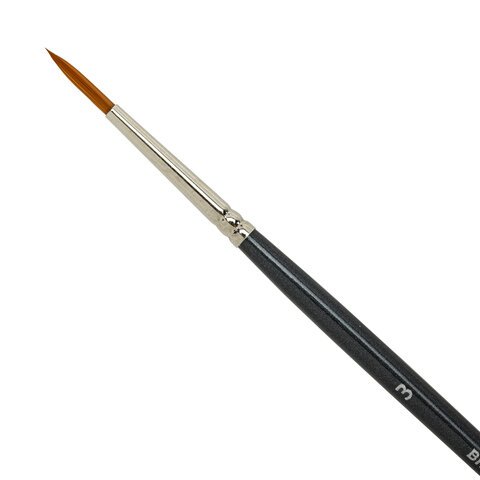 Кисти художественные набор 5 шт., синтетика, BRAUBERG ART CLASSIC