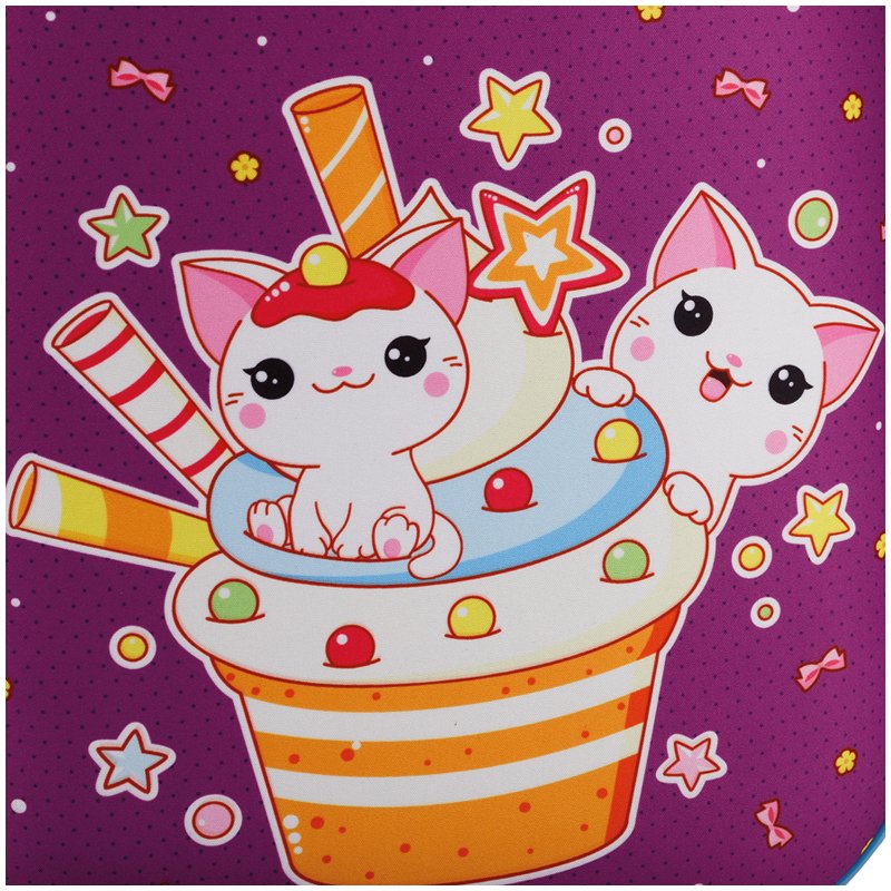Ранец ArtSpace School Friend «Sweet Cats» 39×30×18см, 2 отделения, 2 кармана, анатомическая спинка