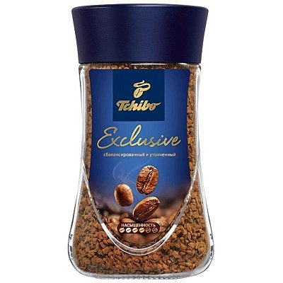 Кофе растворимый Tchibo Exclusive 190 г (стекло)