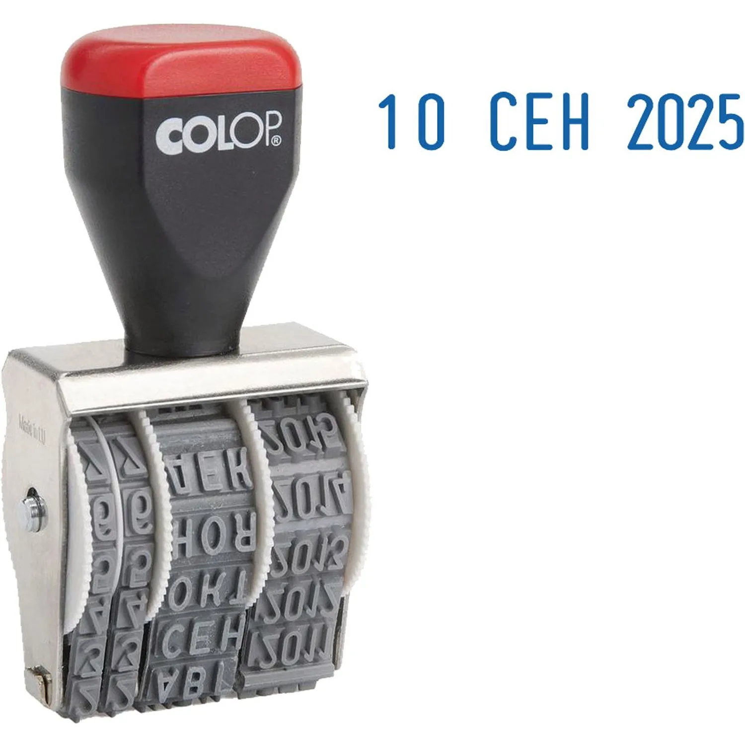 Датер ручной буквенный Colop 05000 (шрифт 5 мм, оттиск 5x31 мм)
