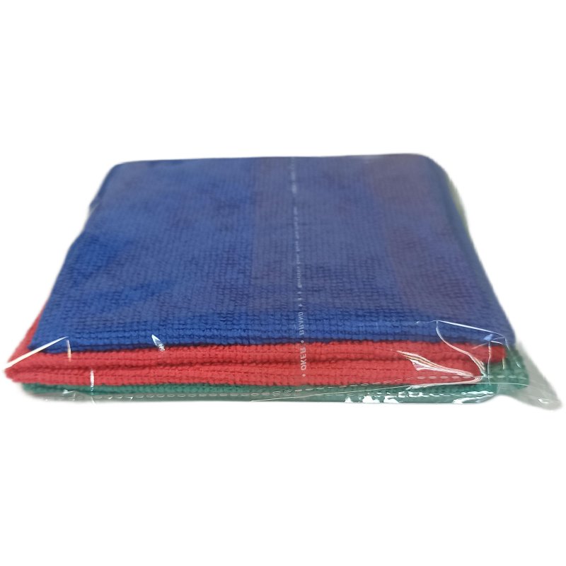 Салфетки хозяйственные микрофибра 220г/м2 30×30см 3шт/уп ТЯ