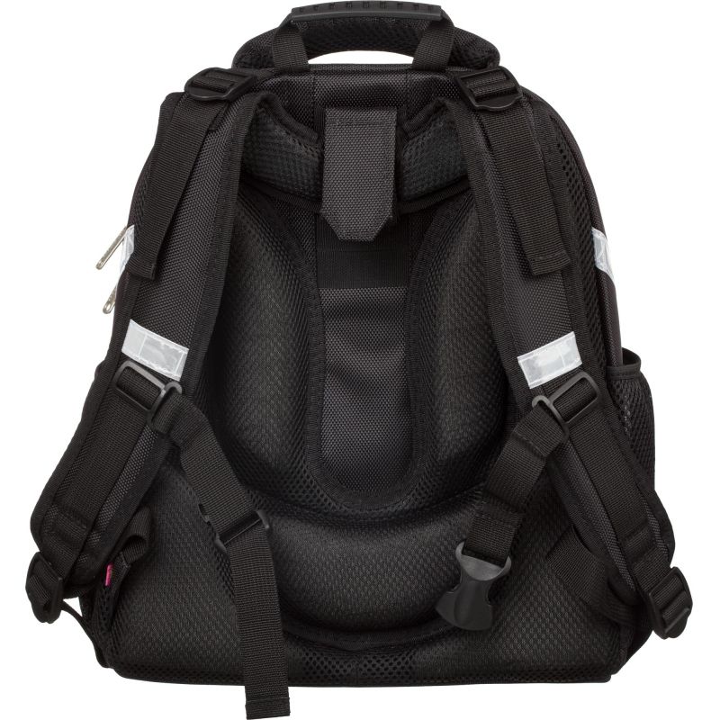 Ранец №1School Basic Fashion беж+черный, 2 отд., эргоном. спинка
