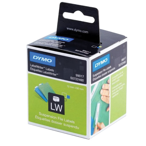 превью Картридж для принтеров этикеток DYMO Label Writer, этикетка 50×12 мм, в рулоне, 220 шт./рулоне, белые
