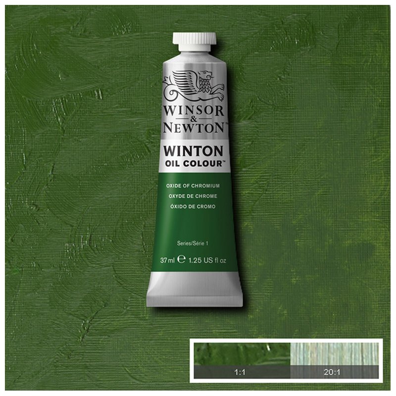 Краска масляная художественная Winsor&Newton «Winton», 37мл, туба, оксид хрома