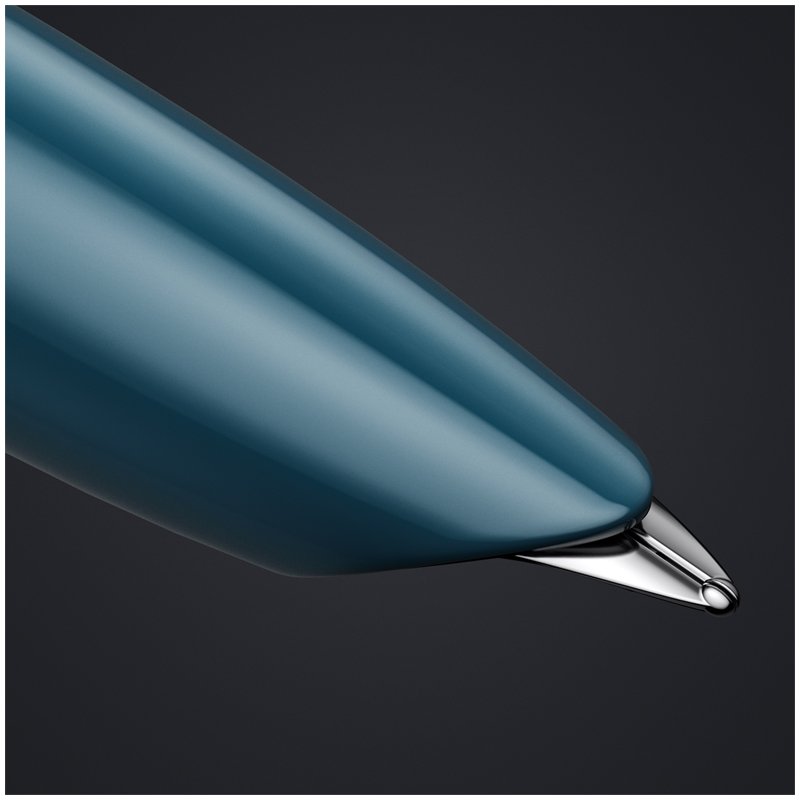 Ручка перьевая Parker «51 Teal Blue CT», черная, 0.8мм, подарочная упаковка