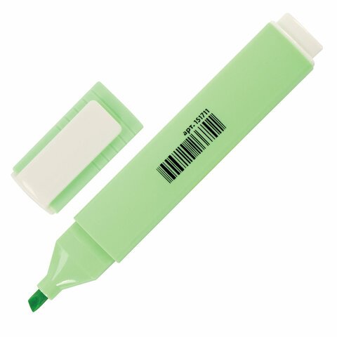 Текстовыделитель ЮНЛАНДИЯ «COLORSTAR PASTEL», МЯТА, линия 1-4 мм