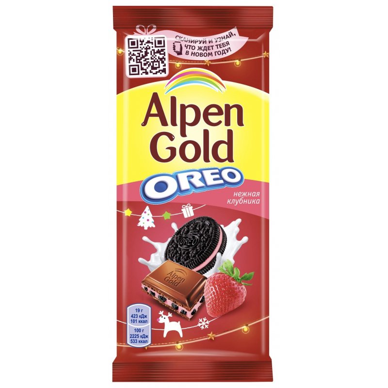 Альпен Гольд Орео белый шоколад