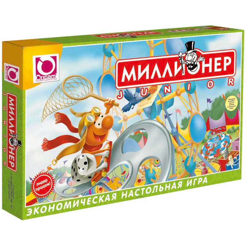 Игра настольная «Миллионер Junior», игровое поле, карточки, банкноты ...