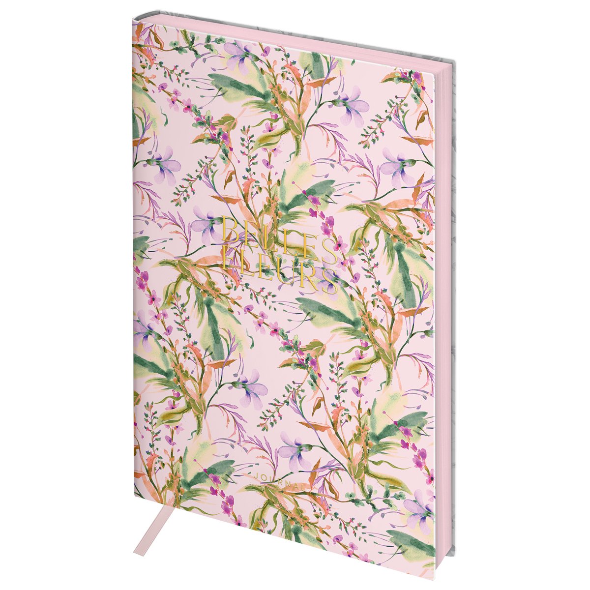 Ежедневник недатированный, А5, 136л., кожзам, Greenwich Line «Belles Fleurs. Willow», тон. блок, цветной срез