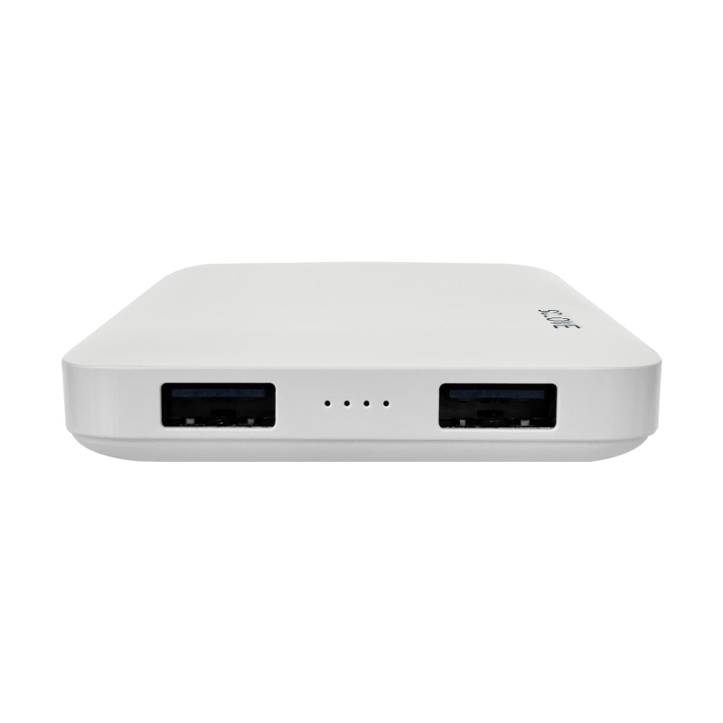 Внешний аккумулятор SOLOVE (Mi) 001M+ 10000mAh, кожаный чехол, белый