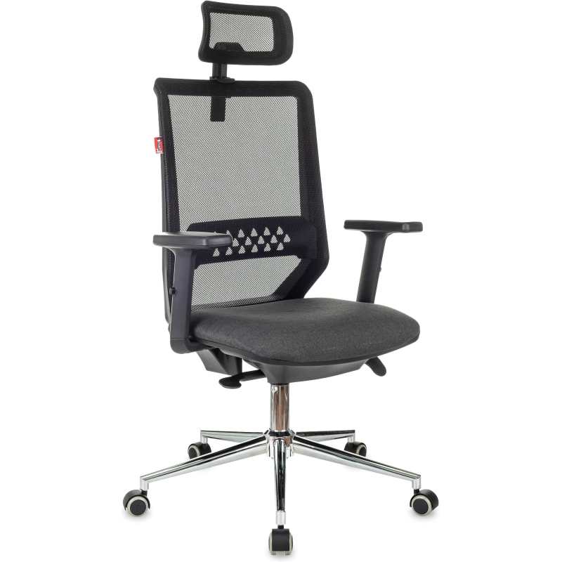 Кресло VB_EChair 663 TC-H/SL черный TW-01 38-418 сетка/ткань