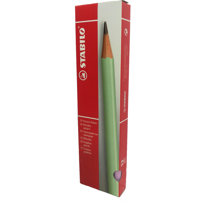 Карандаш чернографитный Stabilo Schwan Pastel HB заточенный цвет корпуса желтый
