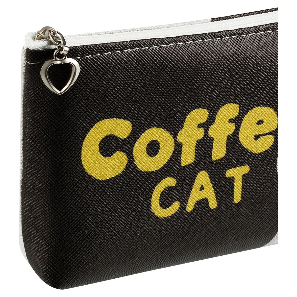 Пенал мягкий 200×85×30 MESHU «Coffee cat», искусственная кожа