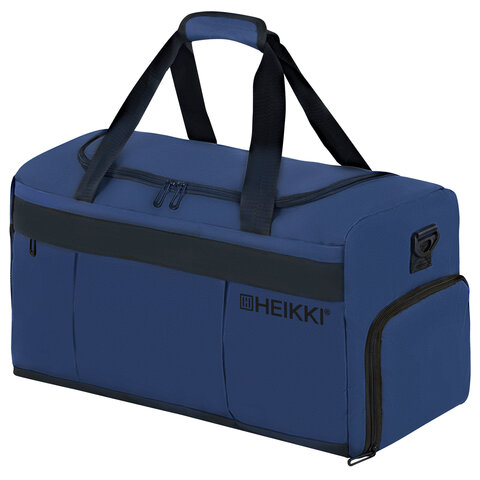 превью Сумка спортивная HEIKKI MOVE PLUS (ХЕЙКИ), отделение для обуви, синяя, 28×50х23 см