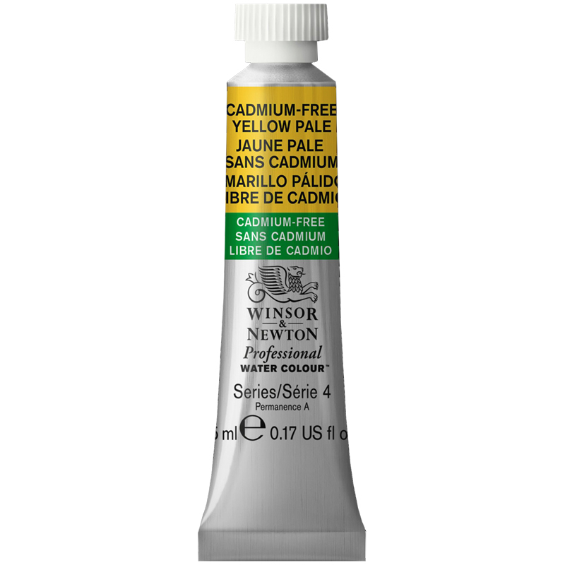 превью Акварель художественная Winsor&Newton «Professional», 5мл, туба, сер.4 №907 бескадмиевый бледно-желтый