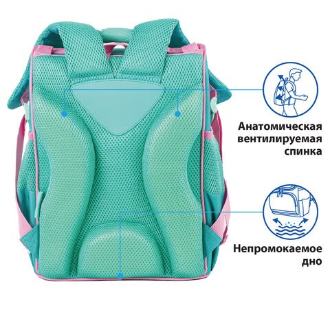 Ранец ПИФАГОР BASICс эргономичной спинкойBaby lama35×28х18 см229934