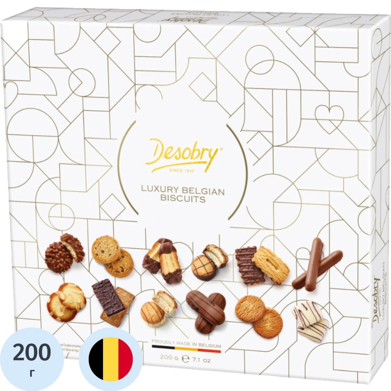 Печенье песочное Desobry ассорти 200 г