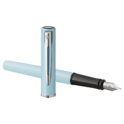 Ручка перьевая Waterman «Allure Pastel Blue» синяя, 0.8мм, подарочная упаковка