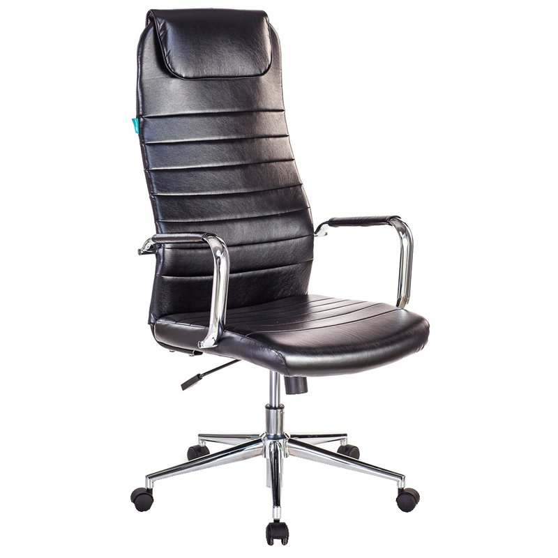превью Кресло руководителя Бюрократ KB-9/Eco/KB-9N/ECO/BLACK искусственная кожа черная