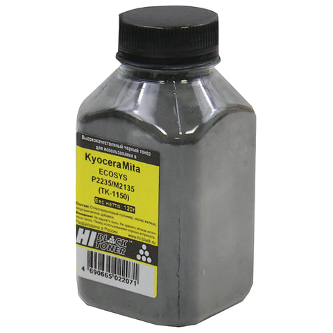 превью Тонер HI-BLACK для KYOCERA ECOSYS P2235/M2135/2635/2735, фасовка 120 г