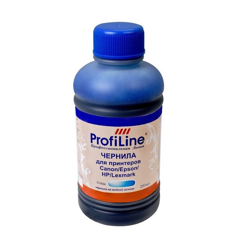 превью Чернила ProfiLine Premium для Canon/Epson/HP/Lexmark голубые 250 мл