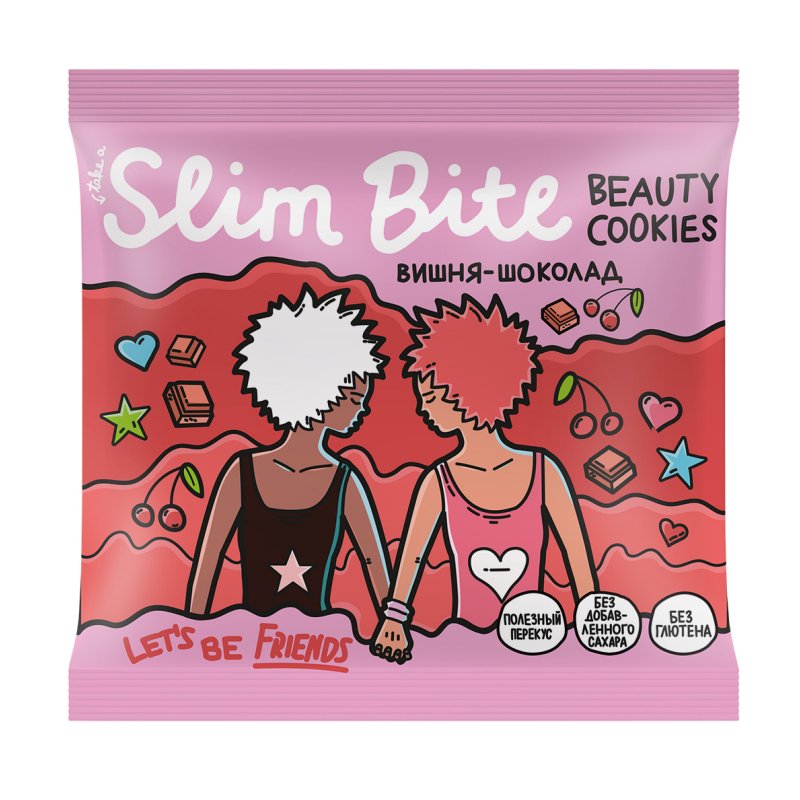 Печенье Slim Bite Вишня-шоколад 115 г арт. 1132239 - купить в Москве ...