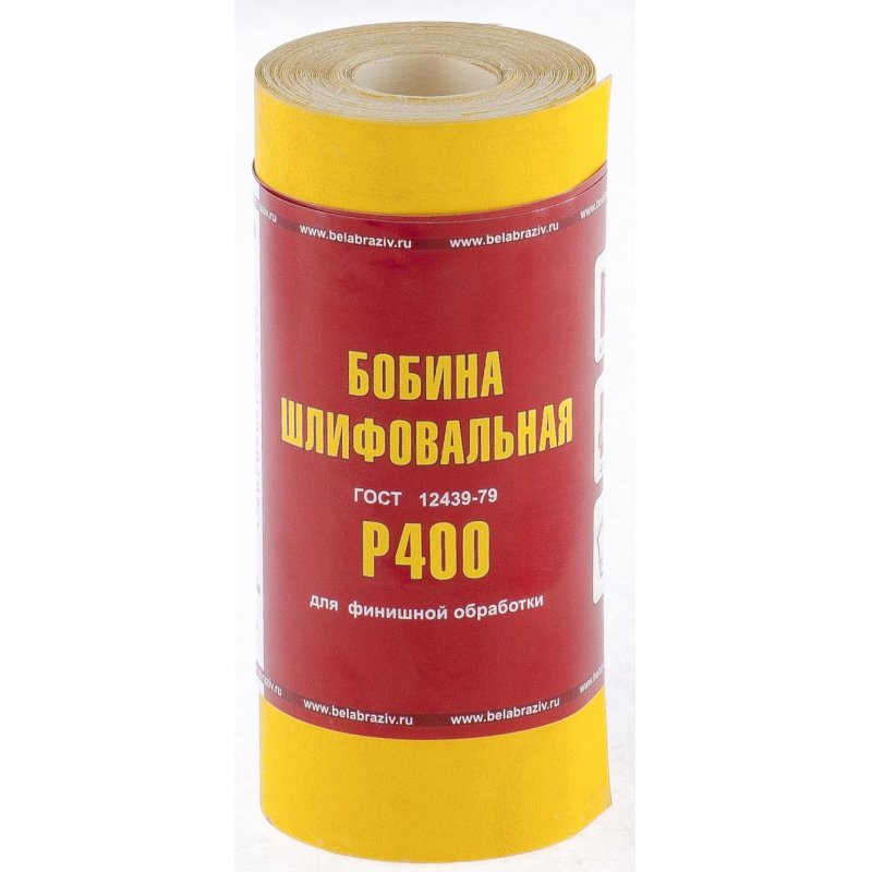 Шкурка рулон БАЗ бумага, LP41C, зерн. Р400, 115мм х 5м (75637)