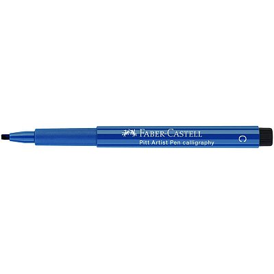 Ручка капиллярная Faber-Castell «Pitt Artist Pen Calligraphy» цвет 247 индантреновый синий, С=2.5мм, пишущий узел каллиграфический