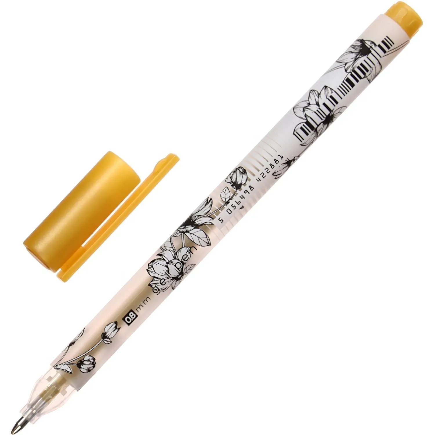 Ручка гелевая Sketch&Art Uni Write.Gold золотистая толщина линии 0.8 мм