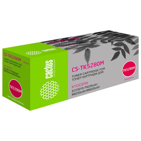 превью Картридж лазерный CACTUS (CS-TK5280M) для Kyocera P6235cdn/M6235cidn/M6635cidn, пурпурный, ресурс 11000 страниц