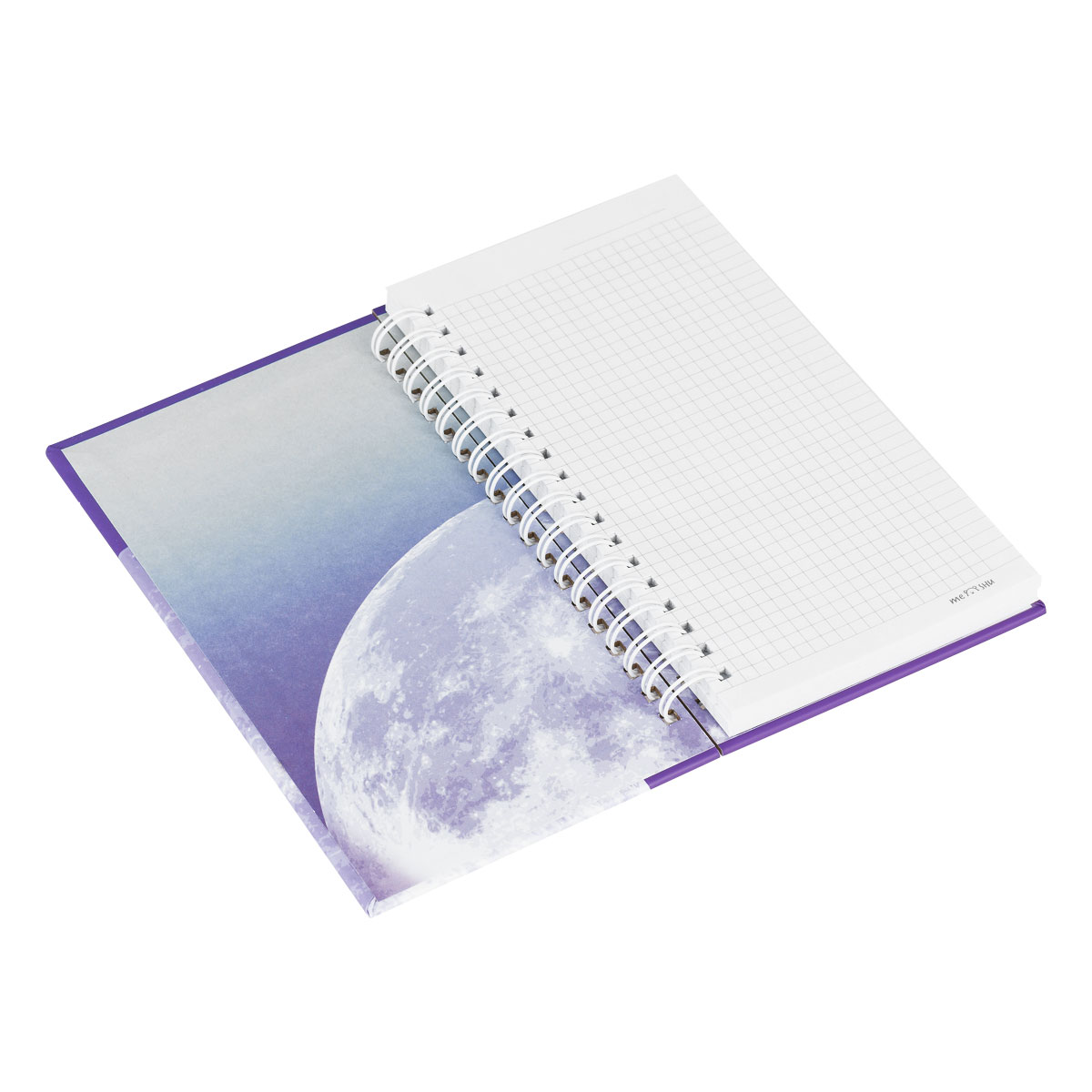 Записная книжка 95×175мм 96л. MESHU «Moon light», матовая ламинация, выборочный УФ-лак