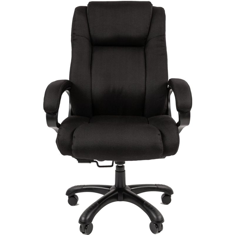 Кресло VT_Chairman 410 ткань SX черный (черный пластик)