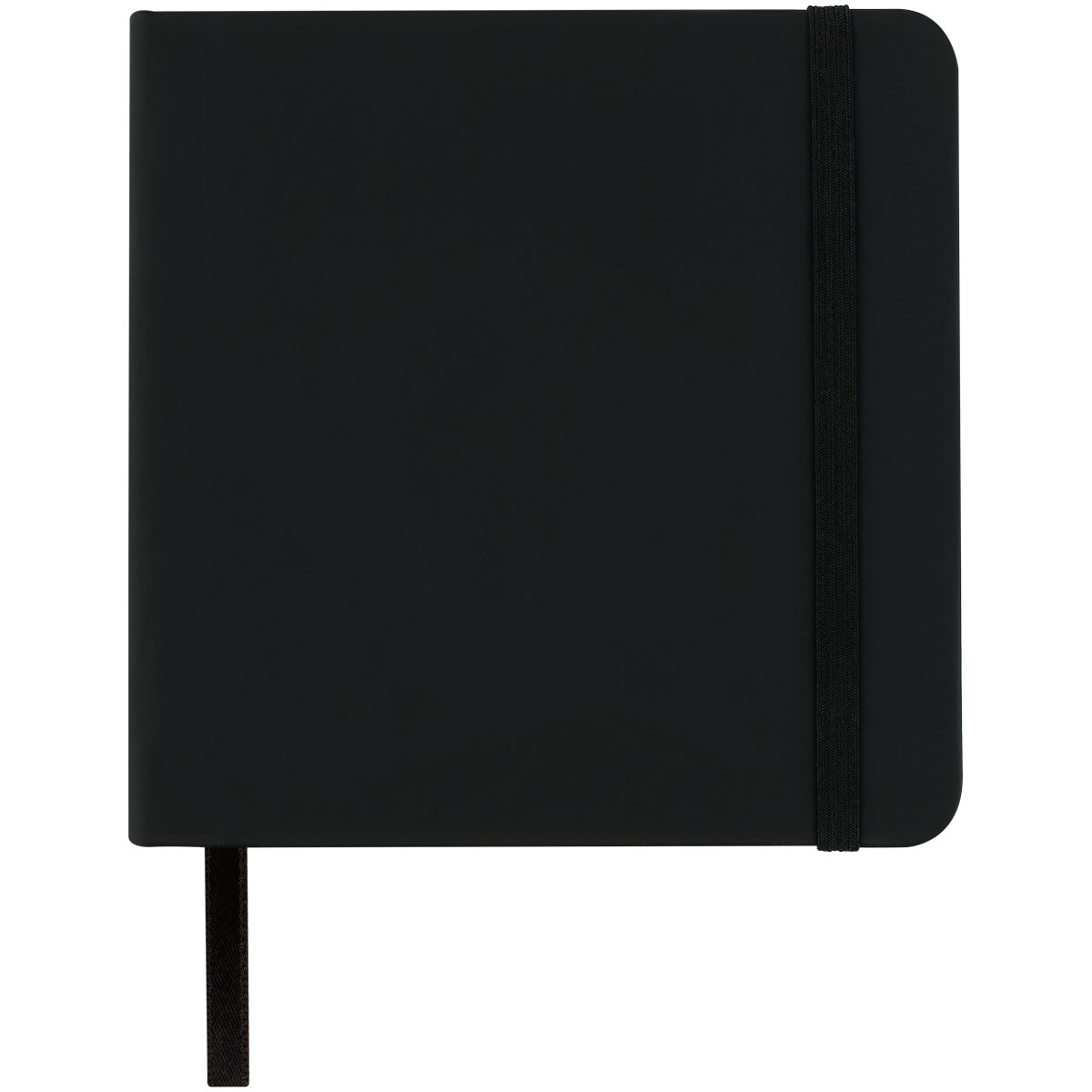 Скетчбук 80л., 120×120 Гамма «Студия», черный, твердая обложка, на резинке, черная, 140г/м2