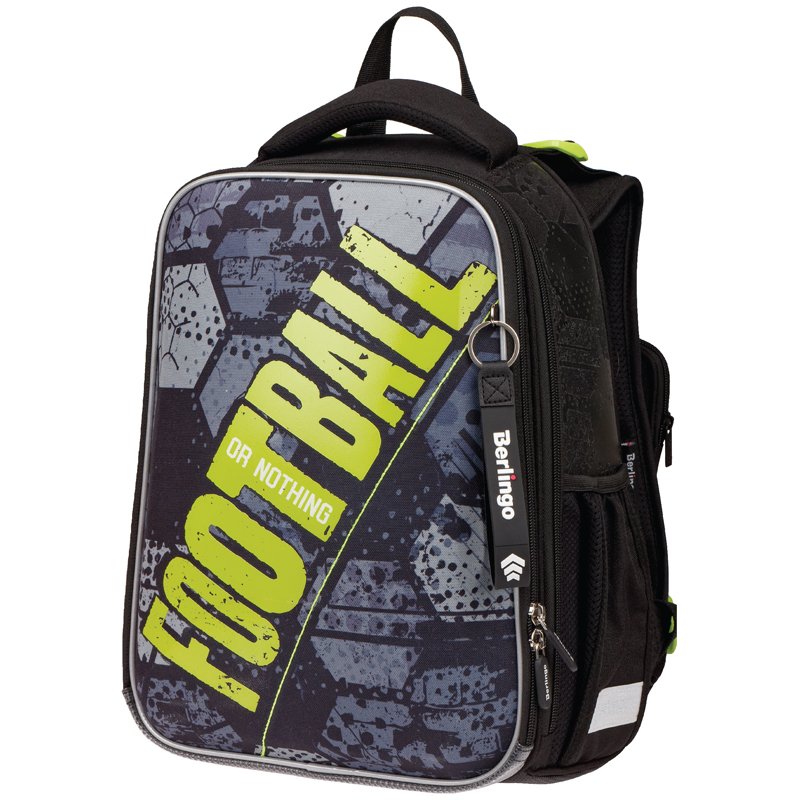 превью Ранец Berlingo Expert «Football or nothing» 37×28×16см, 2 отделения, 2 кармана, анатомическая спинка